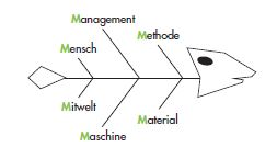 PDCA Zyklus Plan-Stufe - Ishikawa Diagramm