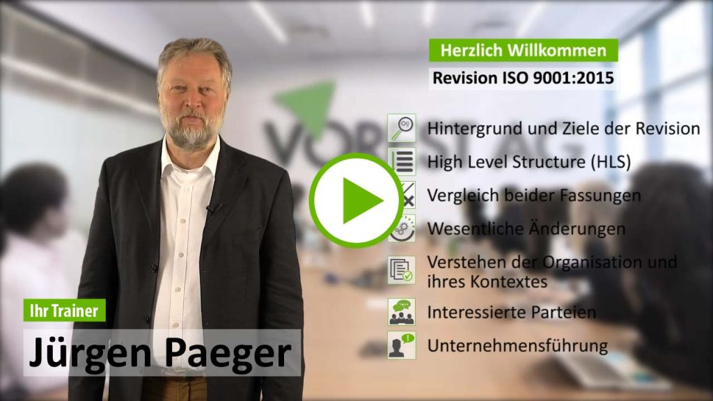 Vorschaubild - Revision ISO 9001 E-Learning Kurs